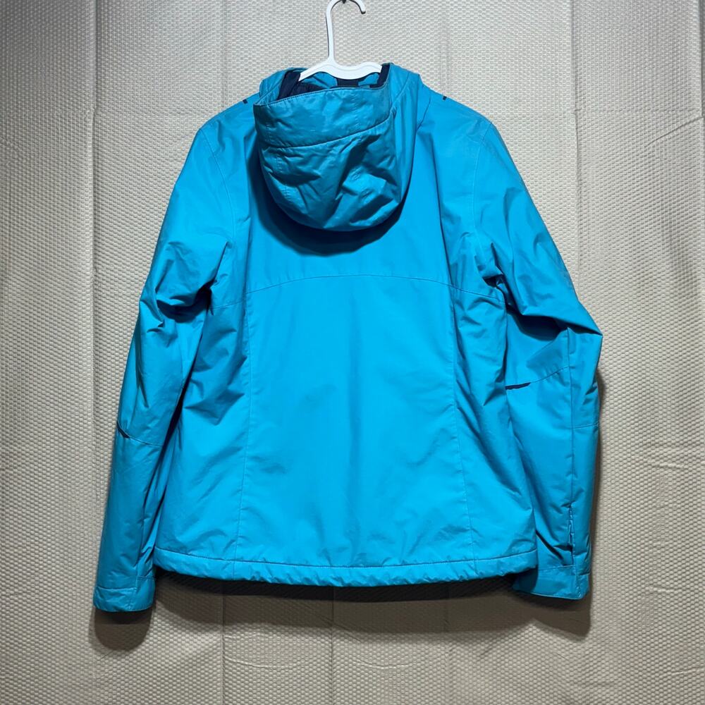 Columbia Thermal Coil Blue Nylon Hooded Jacket Size Medium | Excellent Condition - Picture 11 of 12